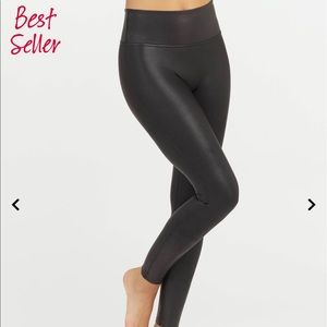 Spanx faux leather leggings